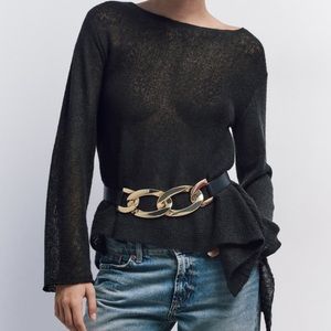 Zara Linked Buckle Belt